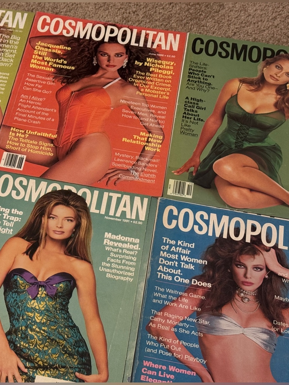 Vintage Cosmopolitan Bundle - 6 Magazines - Picture 2 of 4